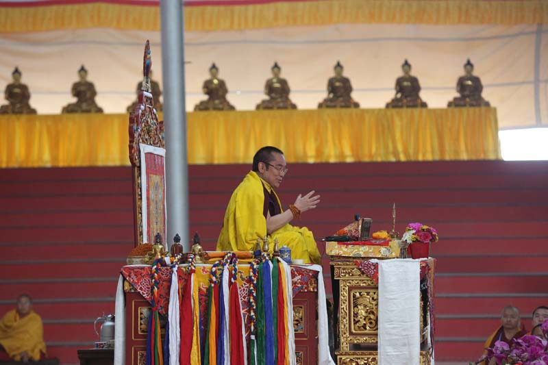བཀའ་བརྒྱུད་སྨོན་ལམ་སྔོན་འགྲོའི་གསུང་ཆོས་ཉིན་གཉིས་པའི་ཆོས་ཐུན་གཉིས་པ།